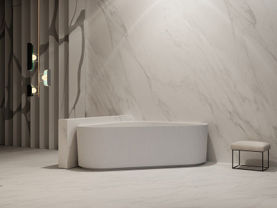 Ванна акриловая Abber 150х150 AB9446MW без гидромассажа четверть круга угловая