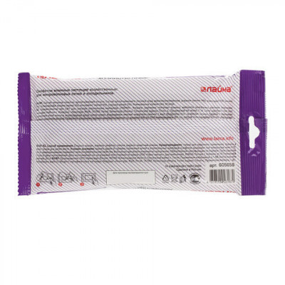 Салфетки влажные хозяйственные LAIMA "ДЛЯ ХОЛОДИЛЬНИКОВ И СВЧ", антибактериальные, 30 шт., 605658