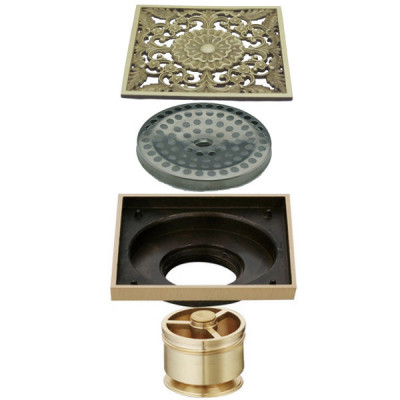 VERAGIO CANYON VR.CAN-2065.BR сливной трап d40, бронза