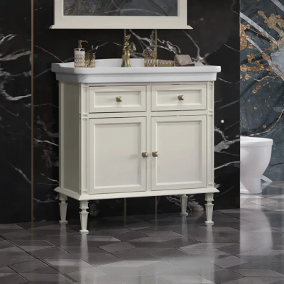 Opadiris Кантара 85 комплект мебели, слоновая кость/бронза