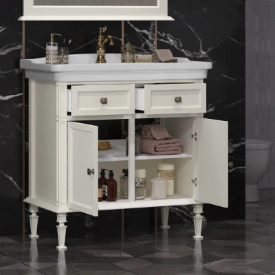 Opadiris Кантара 85 комплект мебели, слоновая кость/бронза