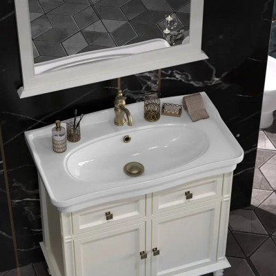 Opadiris Кантара 85 комплект мебели, слоновая кость/бронза