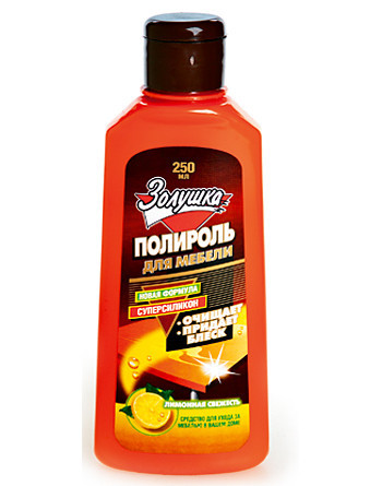 Золушка Полироль для мебели 250 мл