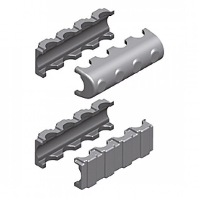 Набор изоляции для коллекторного узла для 1 1/4" R553D R553W-2 R553WY007 Giacomini