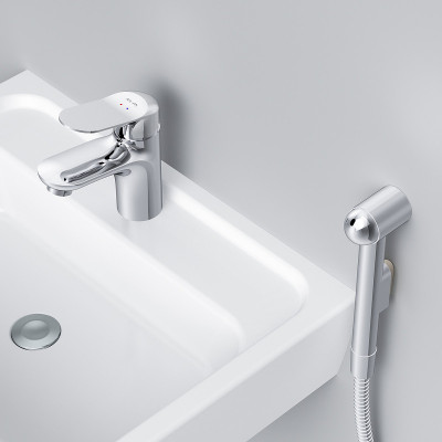 Смеситель для раковины AM.PM Sunny F85C03000 с гигиеническим душем Хром