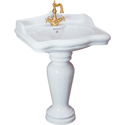 Раковина Migliore Impero 70 20787 белая прямоугольная