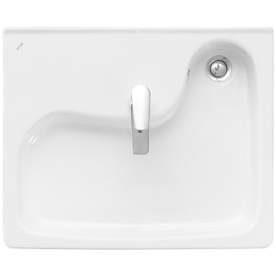 Раковина Santek Клио 60x51 1WH501769 на стиральную машину белая прямоугольная