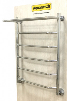 Водяной полотенцесушитель Акванерж Трапеция с полкой 800x600 (04-00-8060)