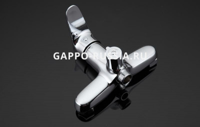 Смеситель для ванны Gappo Vantto настенный однорычажный хром (G2236)