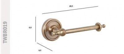 Tiffany World Bristol TWBR019br держатель для туалетной бумаги, бронза