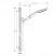 Hansgrohe PuraVida 150 3jet 27853000 душевой гарнитур 90 см, хром