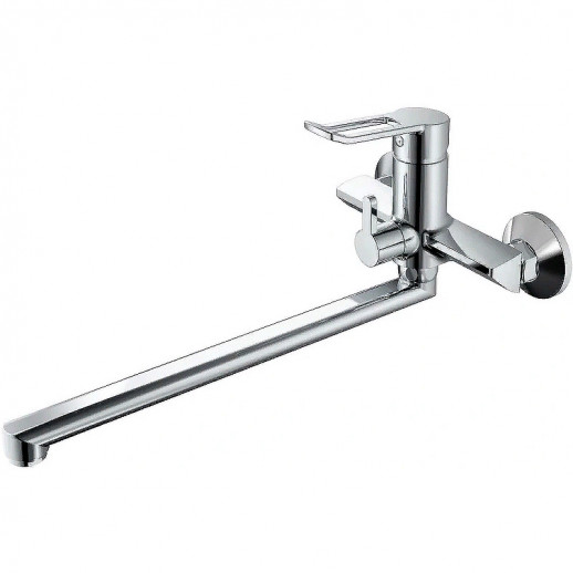 Смеситель для ванны Haiba HB22556 универсальный с душевым гарнитуром (латунь) хром