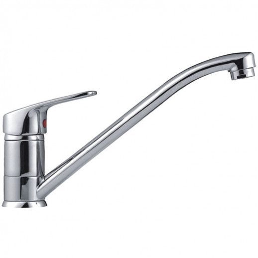 Однорычажный смеситель для кухни Haiba HB4816 с поворотным изливом (латунь) хром