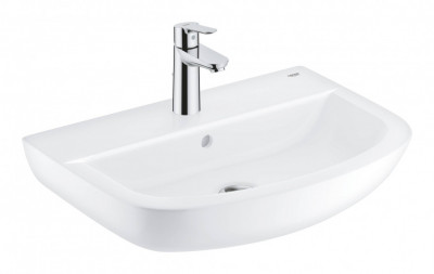 Набор для ванной GROHE Bau Ceramic: раковина, смеситель StartEdge и сифон (39471000)
