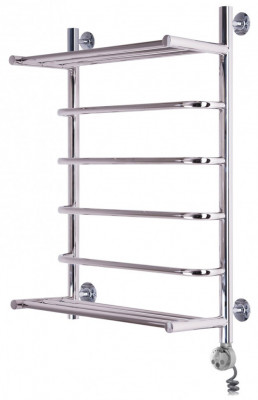 Электрический полотенцесушитель Акванерж Скоба 2 полки 800х400, хром