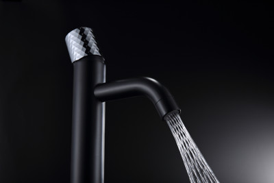 Смеситель для раковины Boheme Stick 122-CRG 2 высокий, хром/золото