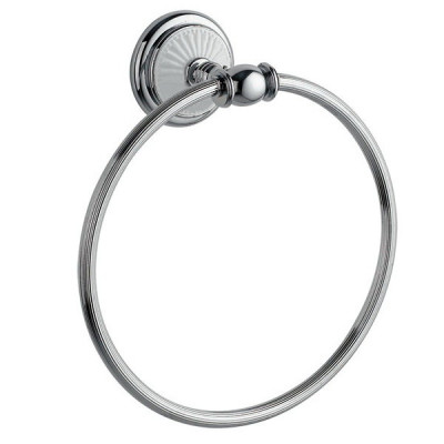 Boheme VOGUE 10135 полотенцедержатель-кольцо, хром/белый
