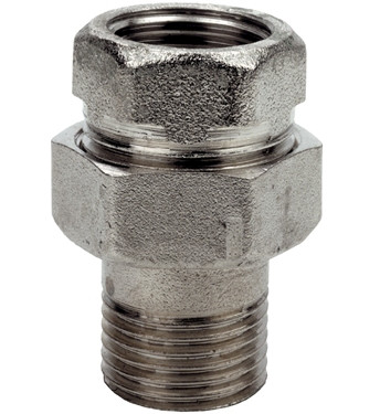 Американка RR 461 ¾" прямая, никелированная REMER (461CR34)