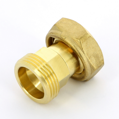 Соединение с накидной гайкой НВ Uni-Fitt 3/4" с плоской прокладкой и обратным клапаном (623G3000)