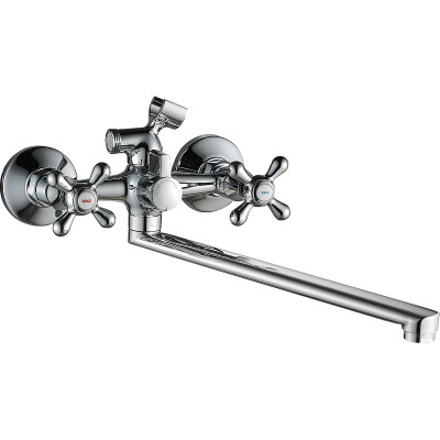 Смеситель для ванны ESKO Vienna VN 31-2 универсальный хром с душевым гарнитуром