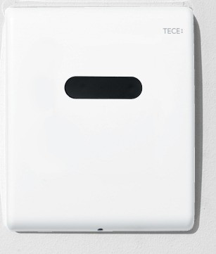 TECE TECEplanus Urinal 6 V-Batterie. Панель смыва с инфракрасным датчиком. Белый матовый. 9242354