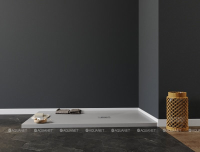 Душевой поддон Aquanet Pleasure 120х80 серый прямоугольный (00258876)