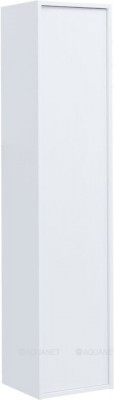 Шкафы-пенал Aquanet Lino Flat 35 белый глянец подвесной (00295039)