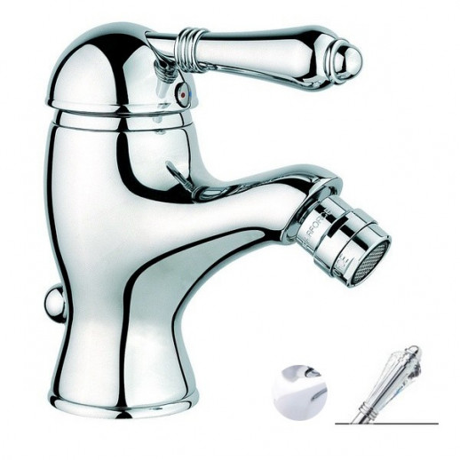 Nicolazzi Classica 3403 CR 33 смеситель для биде с д/к, хром/ручка Cristallo