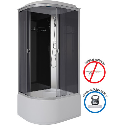 Душевая кабина Niagara Eco 90x80 R E90/80/40R/TN асимметричная
