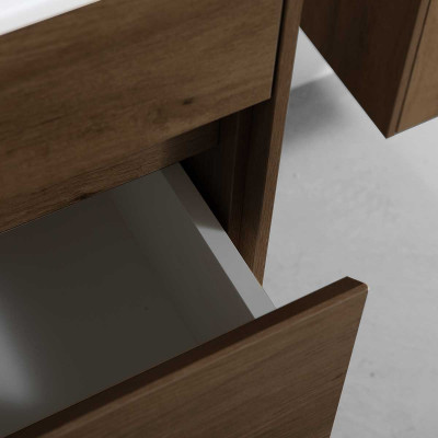 Тумба под раковину Vincea Chiara 800 подвесная 1 ящик soft-close, T.Oak VMC-2C800TO