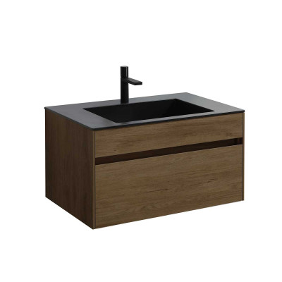 Тумба под раковину Vincea Chiara 800 подвесная 1 ящик soft-close, T.Oak VMC-2C800TO