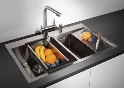 Мойка OMOIKIRI AKISAME 78-2-LG-L нерж.сталь золото прямоугольная 780x510 (4973087)