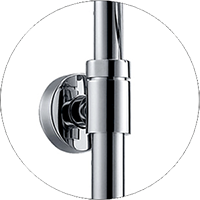 WasserKRAFT A14401 душевой комплект со смесителем для ванны, хром