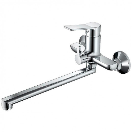 Смеситель для ванны Haiba HB22559 универсальный с душевым гарнитуром (латунь) хром