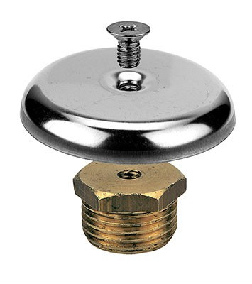 Заглушка Remer RR 142 1/2 " в трубу, с отражателем и винтом