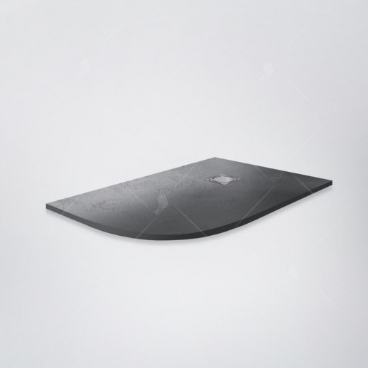 Душевой поддон RGW ST/AR-G Stone Tray асимметричный 900x1200 графит глубина 12мм (16154129-02R)