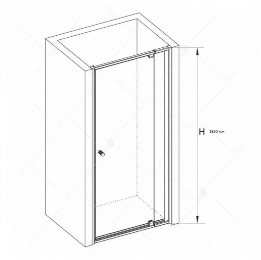 Душевая дверь RGW Passage PA-02 100 41080200-11 прозрачная профиль хром