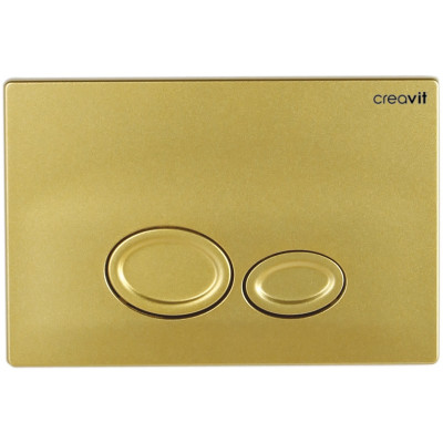 Клавиша смыва Creavit Drop GP2006.00 золото пластик