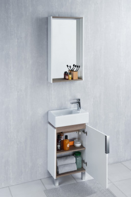 Зеркало Aquaton Бэлла белый, джарра (1A221702BBAZ0), настенное