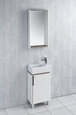 Зеркало Aquaton Бэлла белый, джарра (1A221702BBAZ0), настенное