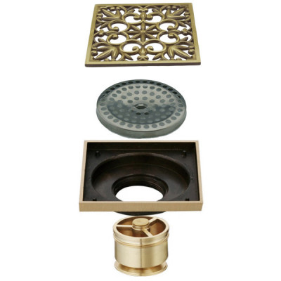 VERAGIO CANYON VR.CAN-2047.BR сливной трап d40, бронза