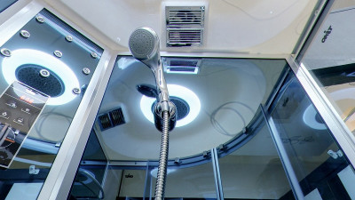 Душевая кабина Timo Standart 90x90 T-1190 с гидромассажем четверть круга