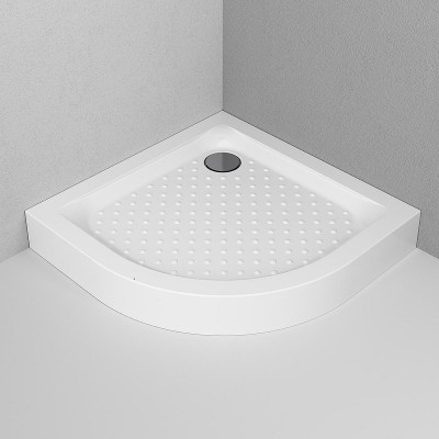 Акриловый поддон для душа AM.PM X-Joy 80x80 W88T-205-080W Белый четверть круга