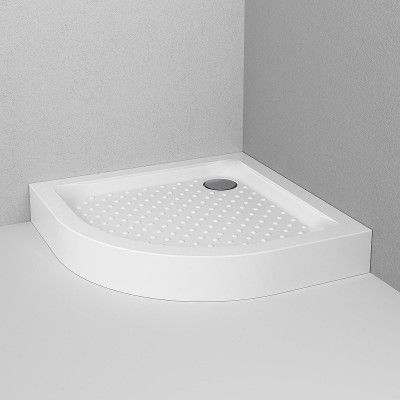 Акриловый поддон для душа AM.PM X-Joy 80x80 W88T-205-080W Белый четверть круга