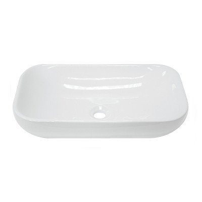 Раковина-чаша Sanita Luxe Infinity 60 INFSLWB01 белая прямоугольная