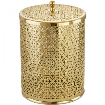 Ведро для мусора 5л Migliore Complementi 24255, золото