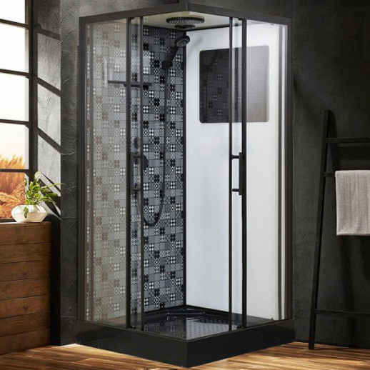 Душевая кабина Esbano ESB-100CKR 100x100 ESKBB100CKR квадратная