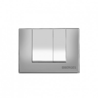 Инсталляция BERGES для скрытого монтажа унитаза NOVUM кнопка S3 хром глянец