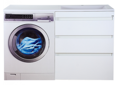 Тумба под раковину Misty Фостер - 70 с 3 ящ. напольная под стиральную машину (Э-Фос01070-013ЯНС)