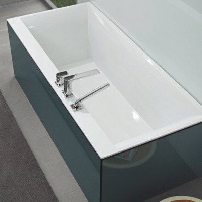 Villeroy & Boch Squaro Edge 12 UBQ170SQE2DV-01 ванна, 170см х 75см, кварил, белый Alpin